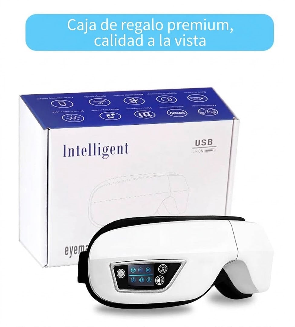 🌿 Mirada en Calma — Masajeador de Ojos con Calor y Vibración