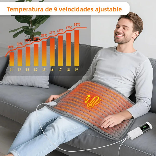 🌿 Manto de Calor — Almohadilla Térmica con 9 Niveles de Calor